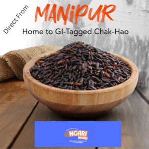 Chakhao Aromatic Black Rice Premium, Black Sticky Rice from Manipur, Forbidden rice
