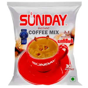 Sunday Instant Coffee Mix 3 in 1 Sachets, Premix
