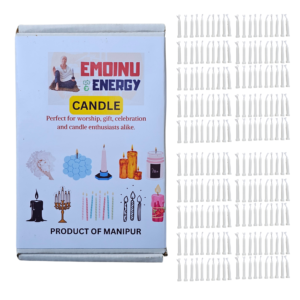 White Stick Candles for Home, Worship, Party, Birthday, Gifting, Wide Base for Easy Stand (50)